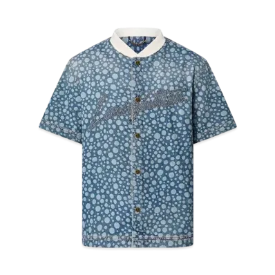 Louis Vuitton x Yayoi Kusama Infinity Dots Denim Shirt "Indigo"