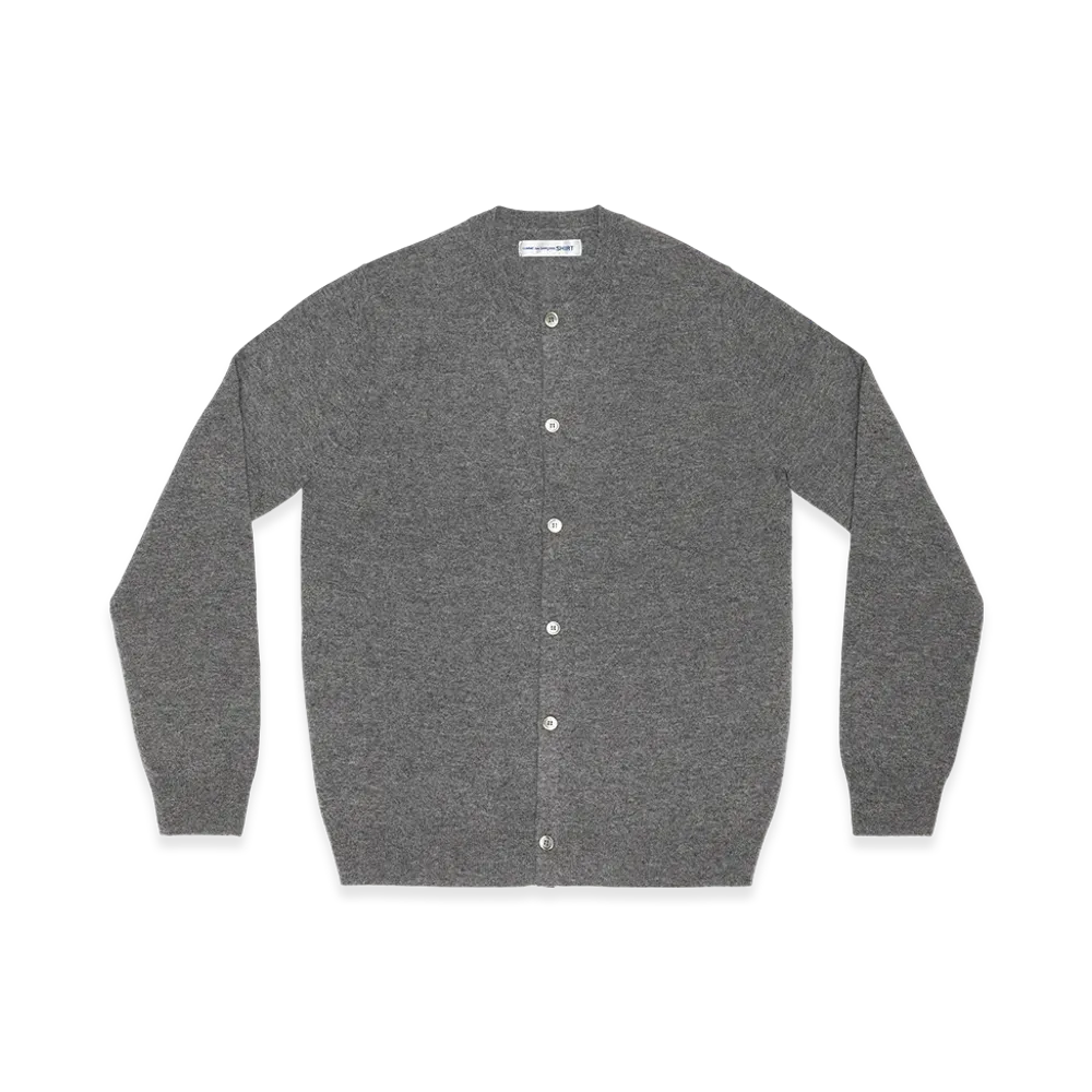 COMME des GARCONS SHIRT Cardigan Round Neck "Top Grey"