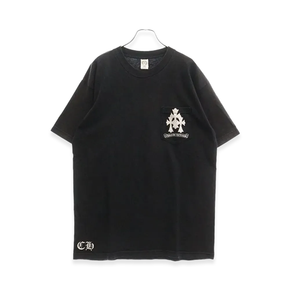 Chrome Hearts Cemetery Cross Back Logo Print S/S T-Shirt "Black"