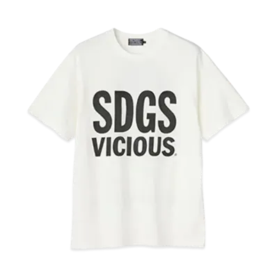 HYSTERIC BOOTLEG x THE FLWRS x Love Buzz SDGS Vicious Tee "White"