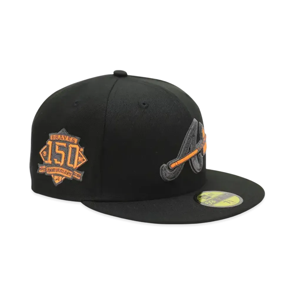 NEW ERA x THE CAP 'WASTELAND PHARAOH' 59Fifty Atlanta Braves "Black"