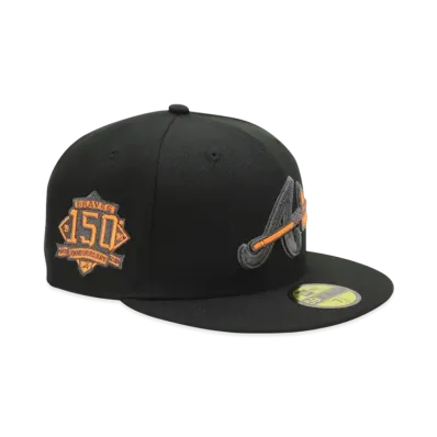 NEW ERA x THE CAP 'WASTELAND PHARAOH' 59Fifty Atlanta Braves "Black"
