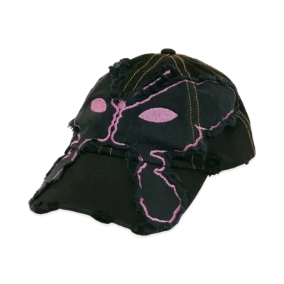P.A.M. ALIEN KISS FRAYING BASEBALL CAP "DENIMS"