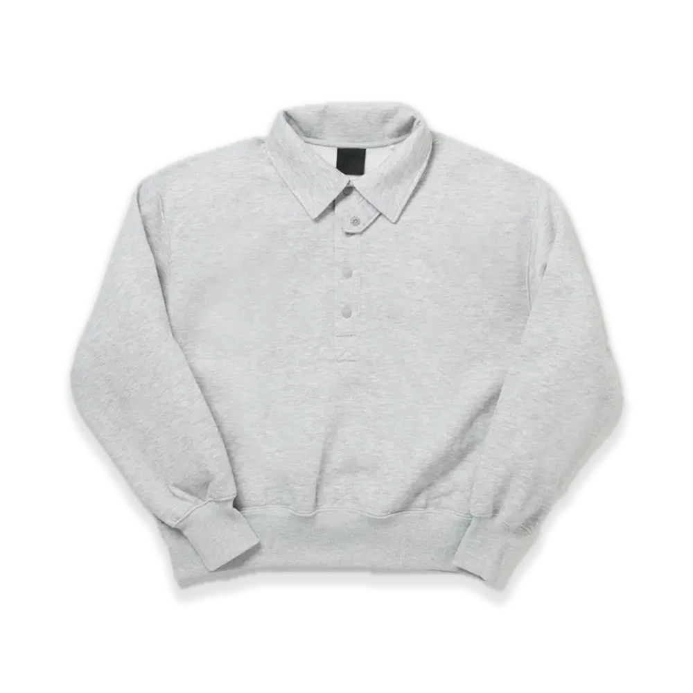 DAIWA PIER39 W's Tech Sweat Snap Pullover "Heather Gray"