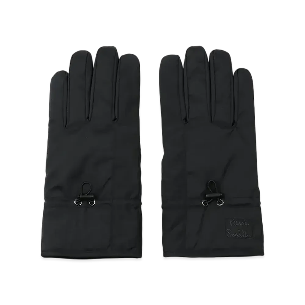 Paul Smith Cropped Logo Gloves "Black"