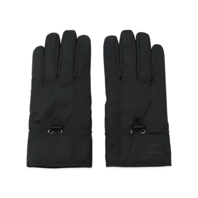 Paul Smith Cropped Logo Gloves "Black"