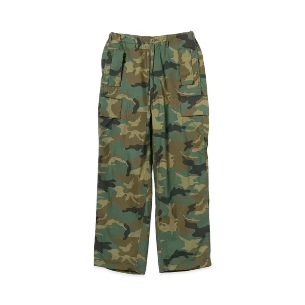 BEAMS Cotton Ripstop Cargo Pocket Pants "Camo"