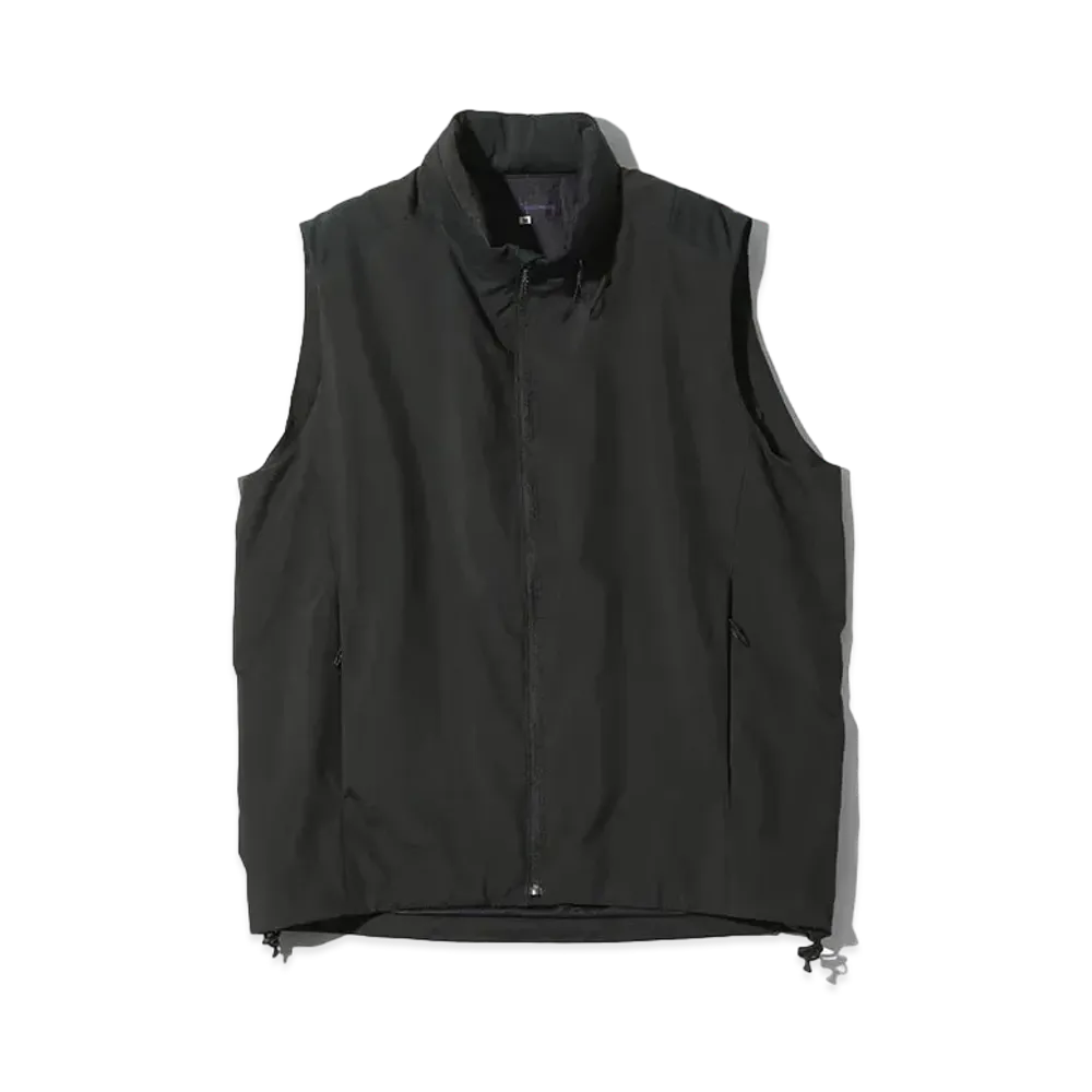 Needles SB Vest Poly Brushed Taffeta "Black"