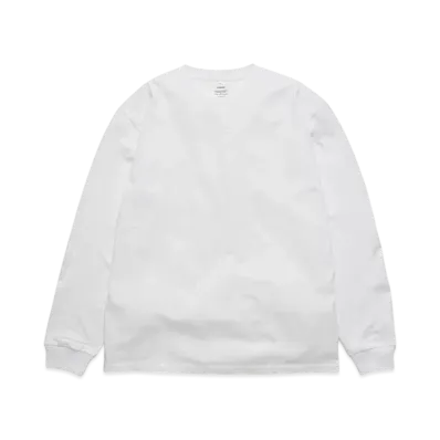 Graphpaper L/S Crew Neck Tee "White"