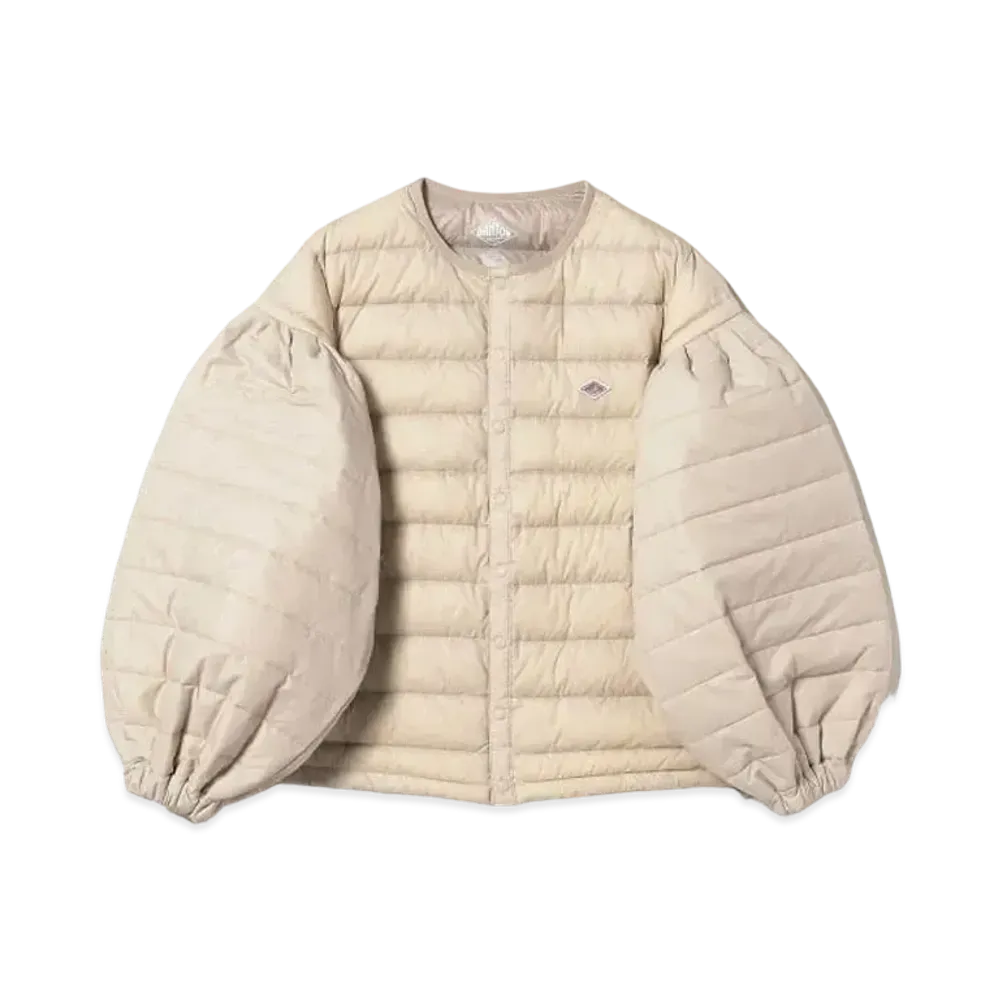 DANTON x BEAMS COUTURE Volume Sleeve Down "White"