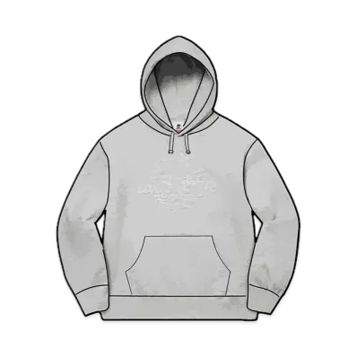Supreme x Timberland Hooded Sweatshirt "Heather Grey"