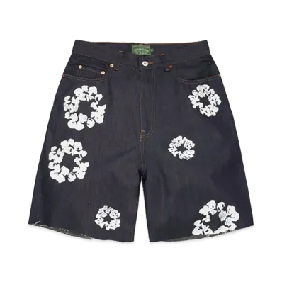 DENIM TEARS Cotton Wreath Denim Short "Selvedge"