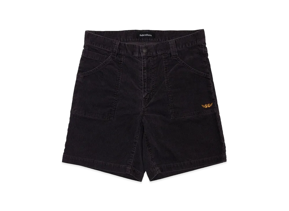 SubCulture 2026 Corduroy Shorts "Black"