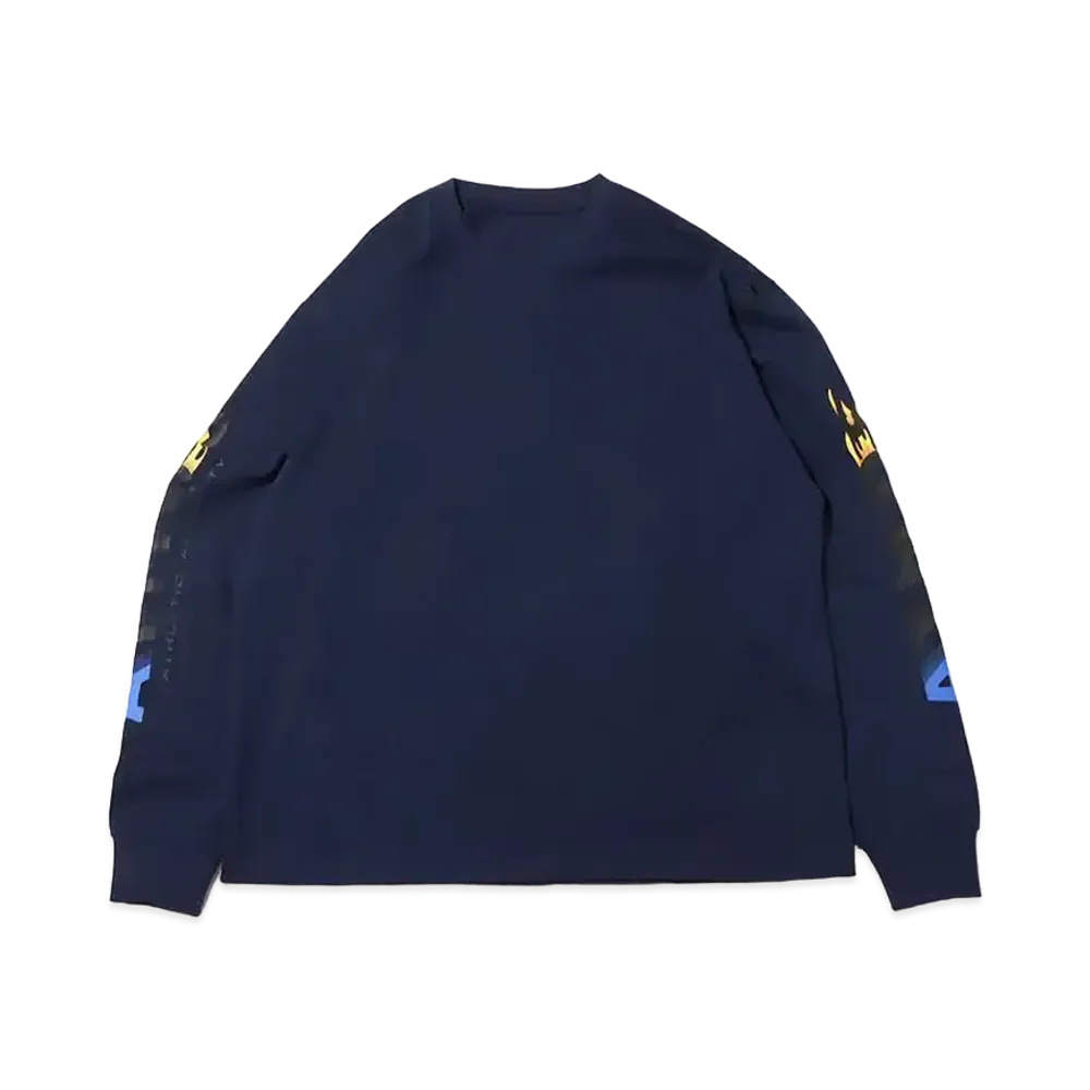atmos Sleeve Logo L/S "Navy"