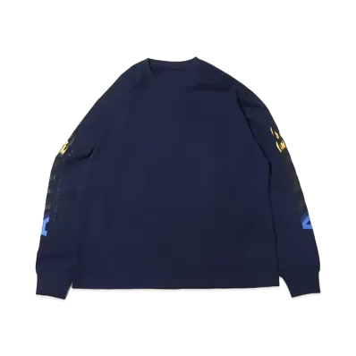 atmos Sleeve Logo L/S "Navy"