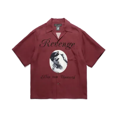 WACKO MARIA x Ellen Von Unwerth Hawaiian Shirt "Burgundy"