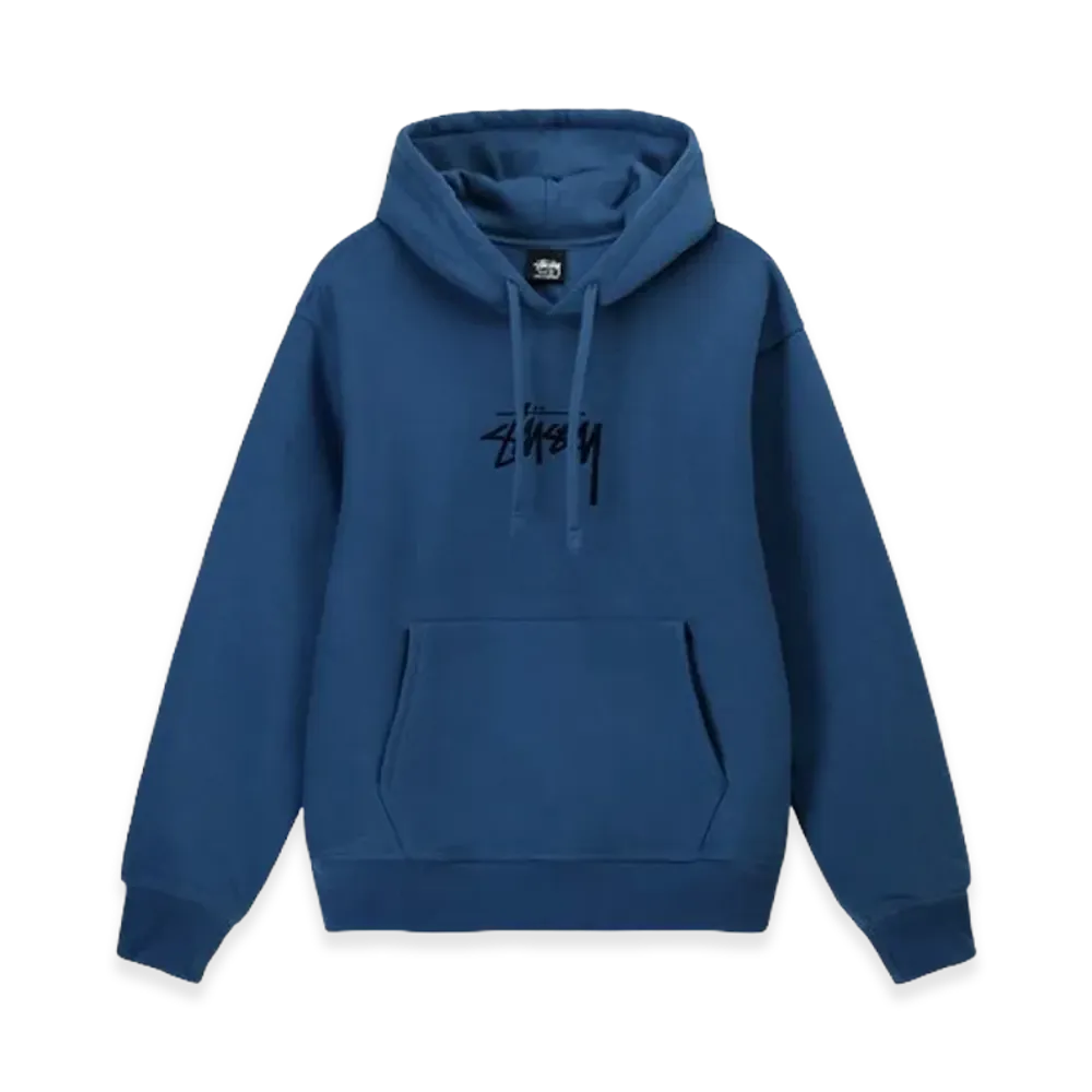 Stussy Stock Logo Applique Hoodie "Midnight"