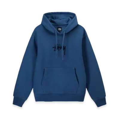 Stussy Stock Logo Applique Hoodie "Midnight"