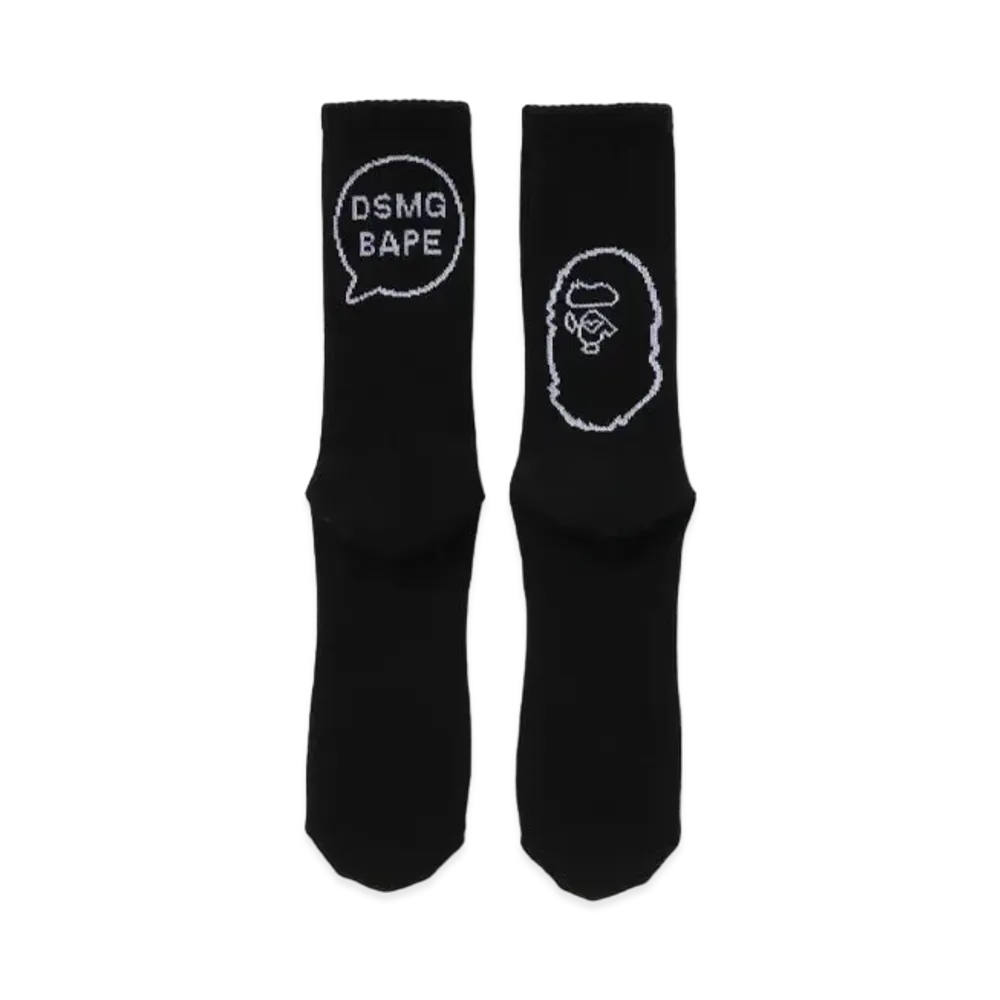 A BATHING APE x Dover Street Market Socks "Black"