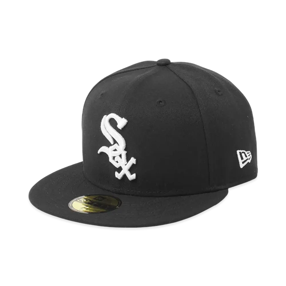 NEW ERA MLB Basic 59Fifty Assorted Colors Collection Chicago White Sox "Black"