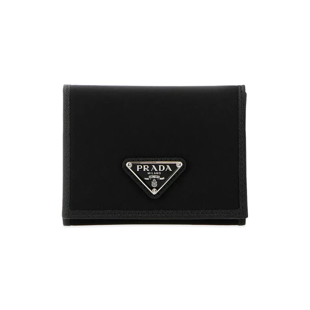 PRADA Fabric Wallet "Black"