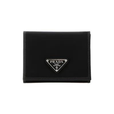 PRADA Fabric Wallet "Black"