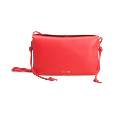 CELINE Women's "Trio" Bag "Red"