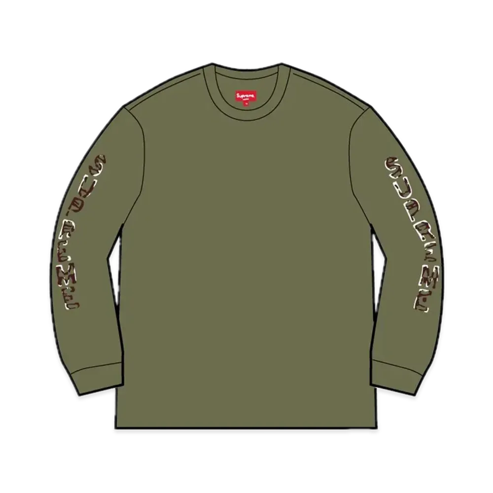 Supreme Cut Out L/S Top "Olive"