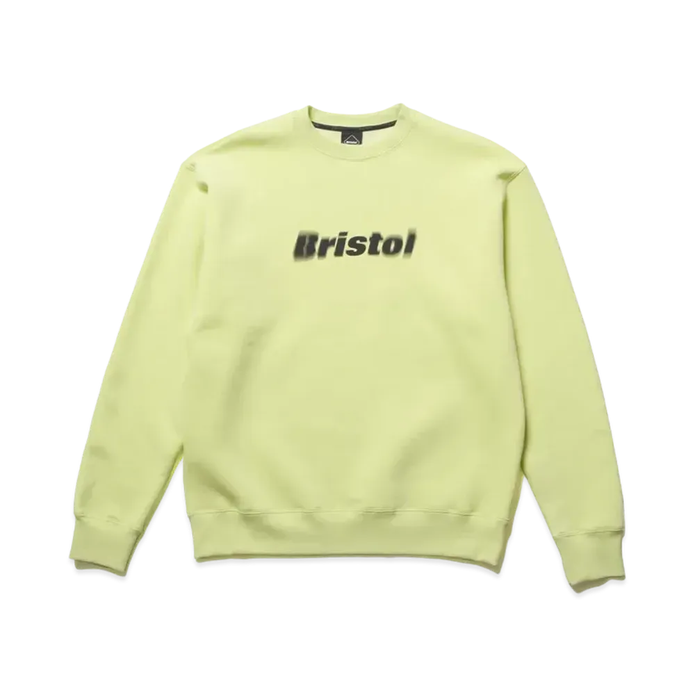 F.C.Real Bristol Blurred Logo Crewneck Sweat "Green"
