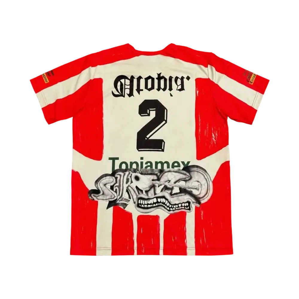 Travis Scott Mexico Soccer Jersey "White Red"