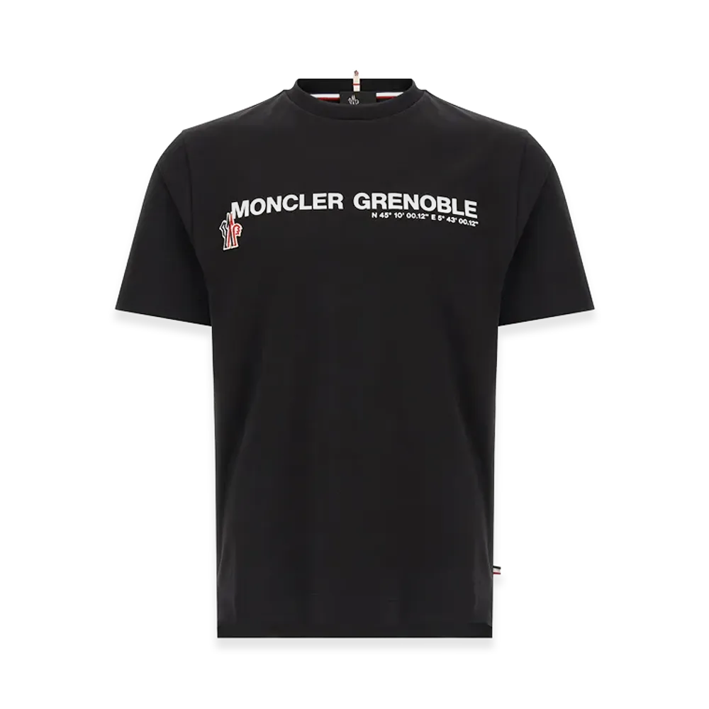 MONCLER Logo Print T-Shirt "Black"