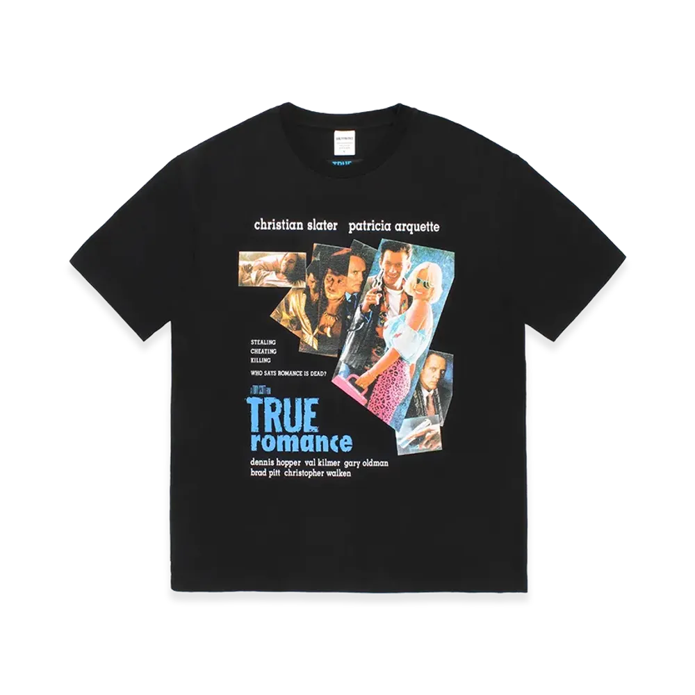 WACKO MARIA x True Romance Washed Heavy Weight T-Shirt "Black"