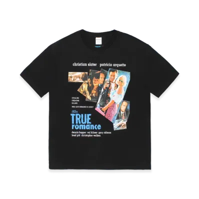 WACKO MARIA x True Romance Washed Heavy Weight T-Shirt "Black"