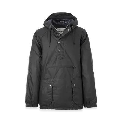 Barbour Nagoya Wax Overhead Pullover Blouson "Navy"
