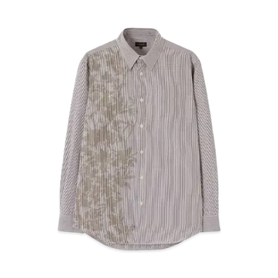 Paul Smith Blossom Silhouette Print Shirt "Brown"