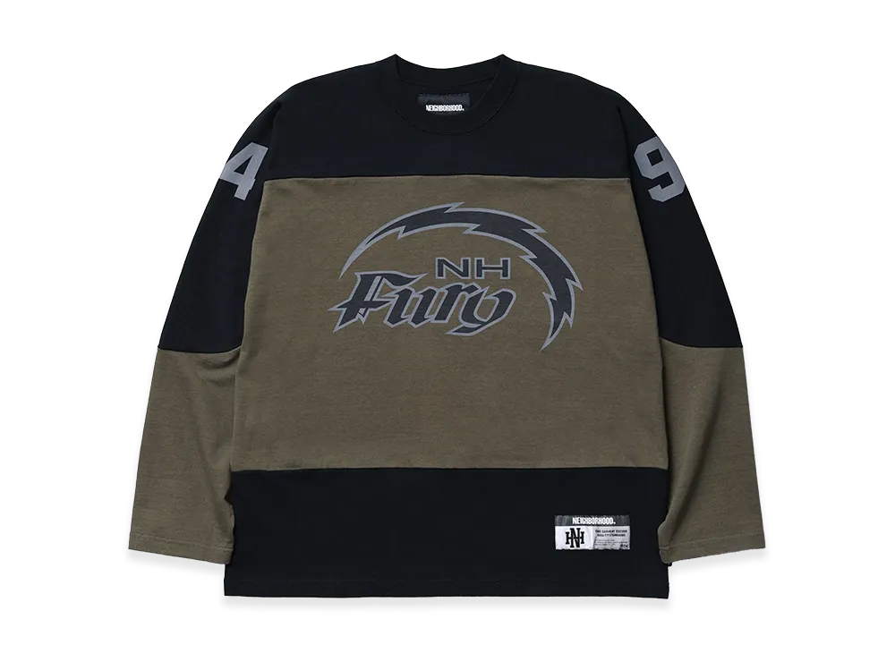 NEIGHBORHOOD Hockey Shirt "Olive Drab"