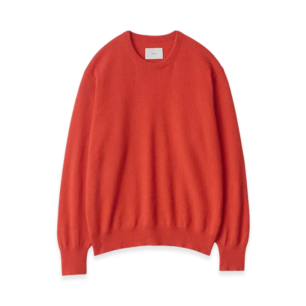 ssstein Pure Cashmere Knit Crew Neck LS "Red"