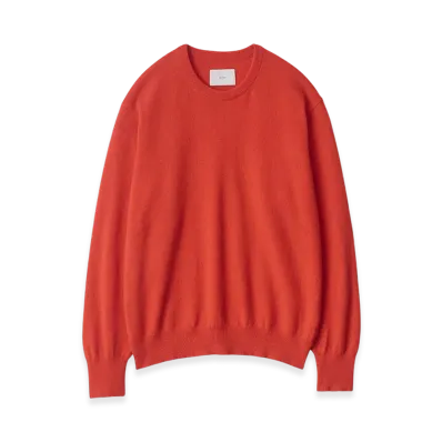ssstein Pure Cashmere Knit Crew Neck LS "Red"