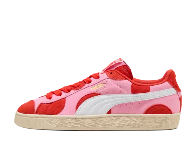 Puma Suede Printed "Pink Lilac/PUMA Red"
