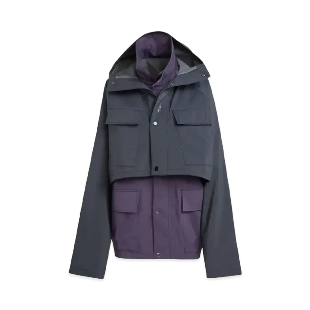 adidas Convertible Shell Jacket "Black/Aurora Black"