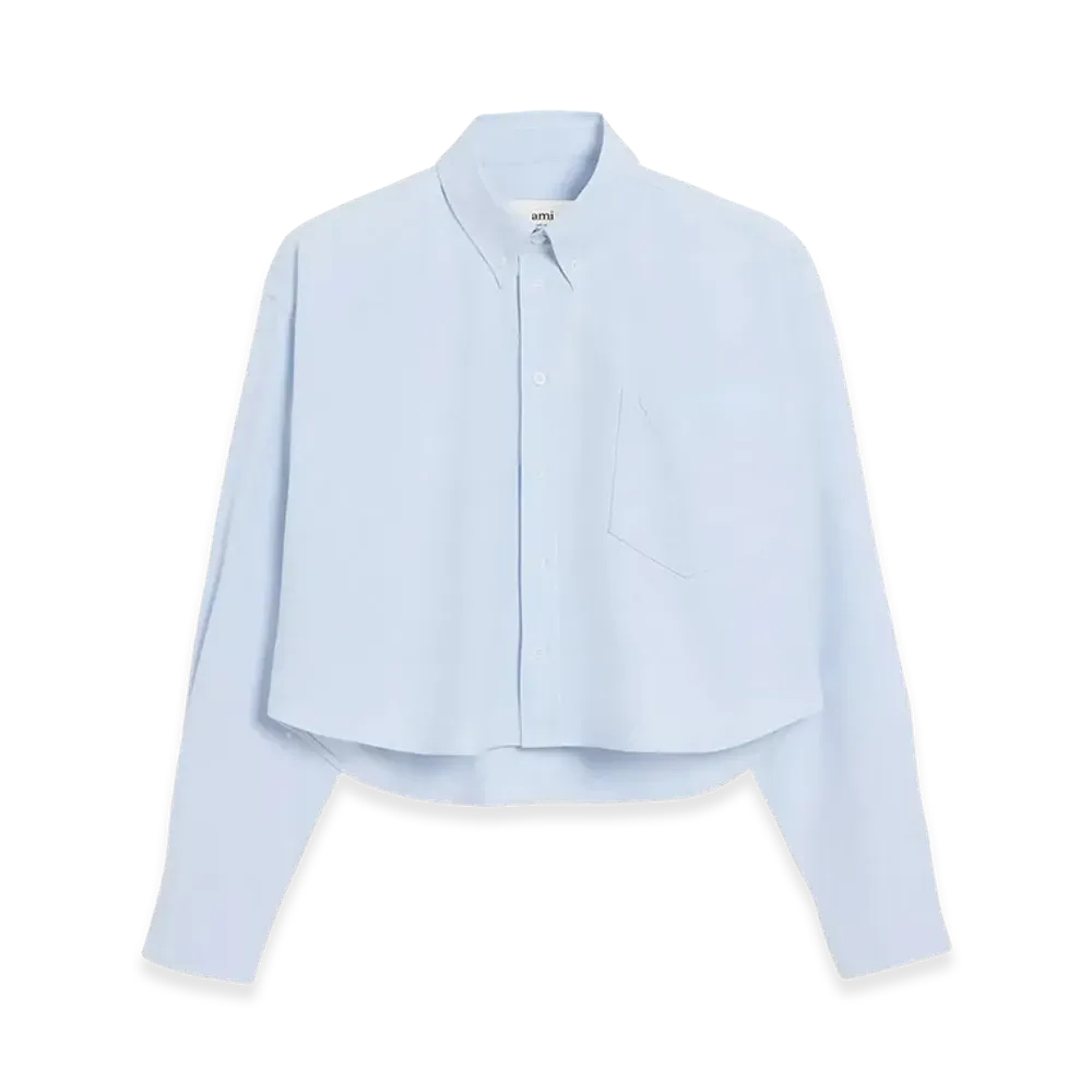 AMI PARIS Women's Shirts "Light Blue"