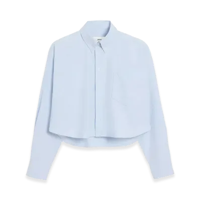 AMI PARIS Women's Shirts "Light Blue"