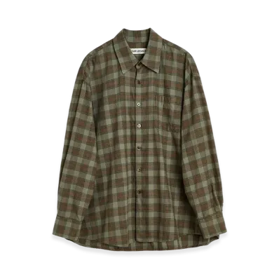 OUR LEGACY Borrowed Shirt "Iowa Flannel Check"