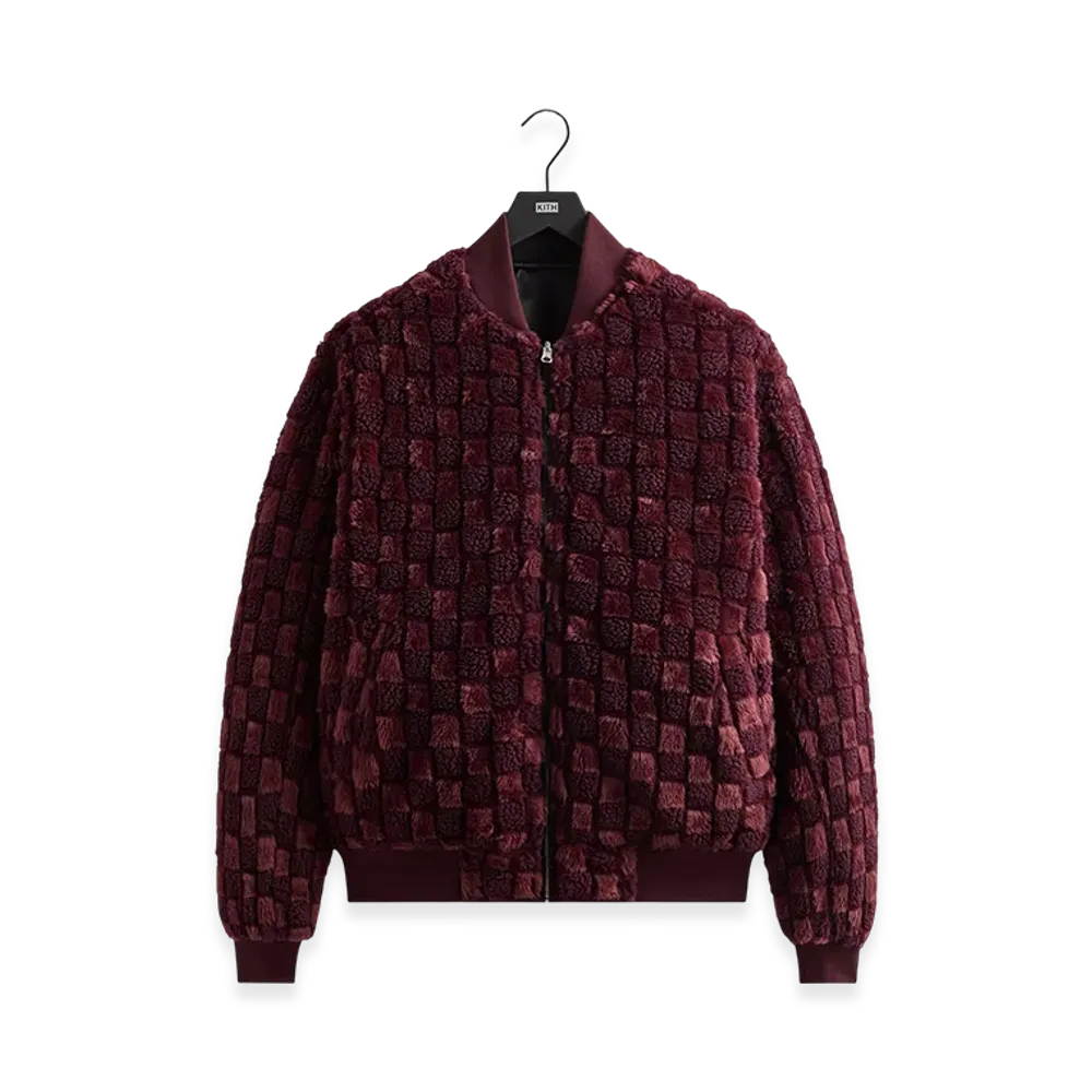 Kith Reversible Faux Fur Avery Bomber "Magma"