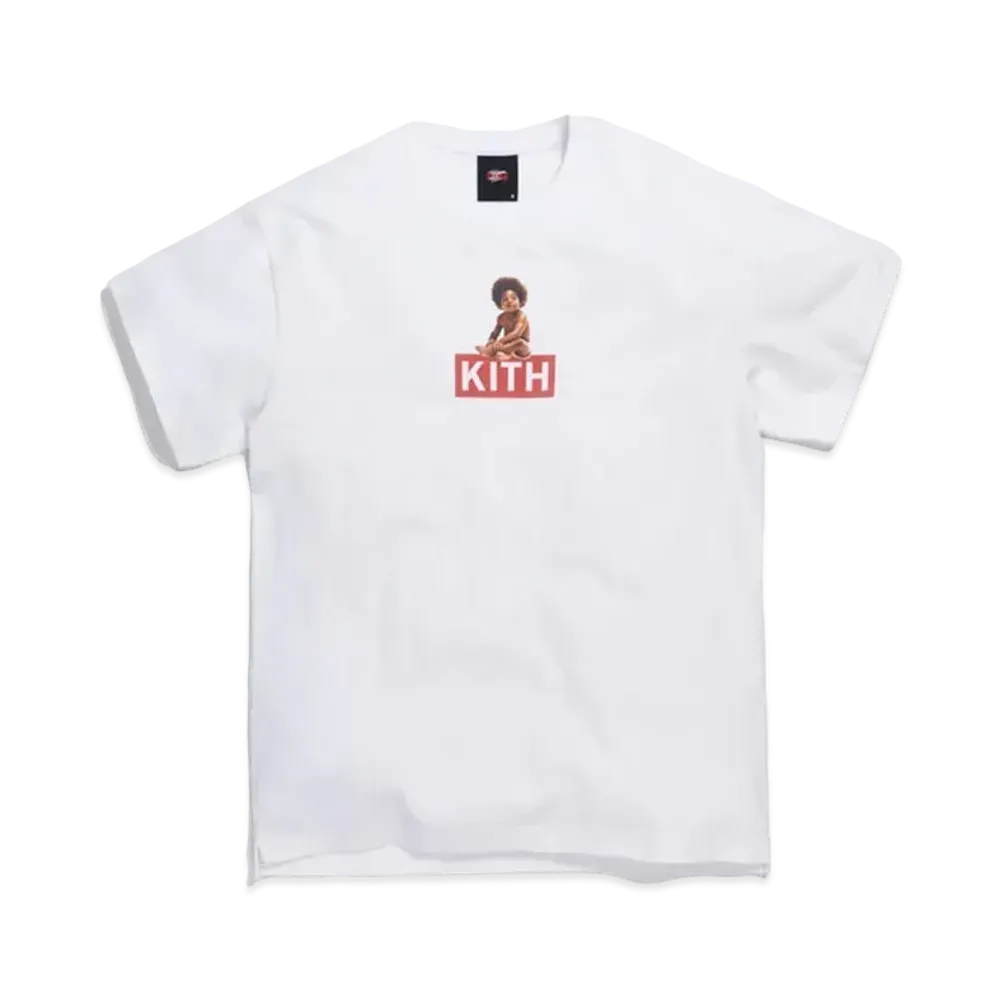 KITH Biggie Classic Logo Tee "White"