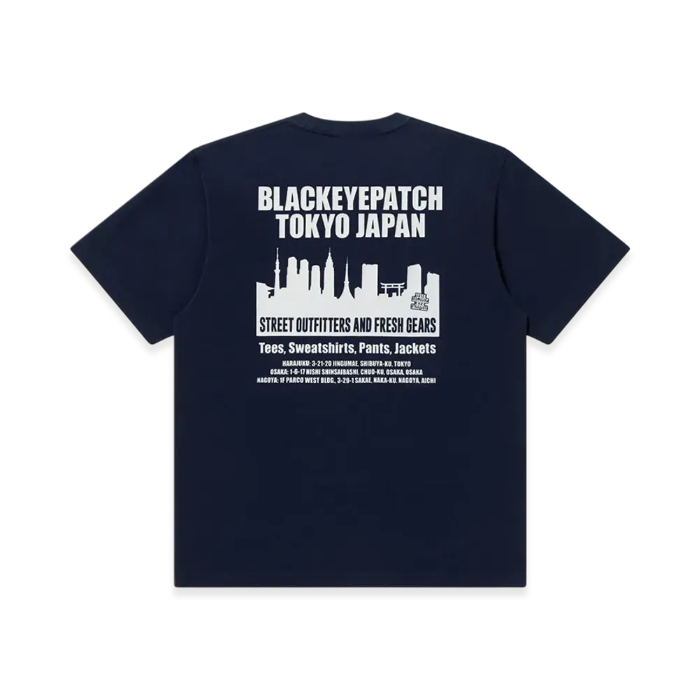 BlackEyePatch Small OG Tokyo City Tee "Navy"