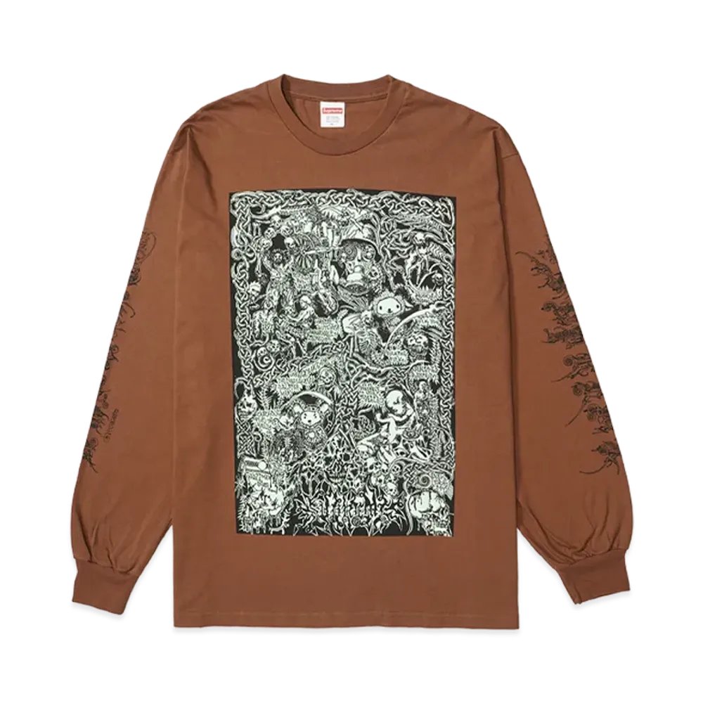 Supreme Wombat L/S Tee "Brown"
