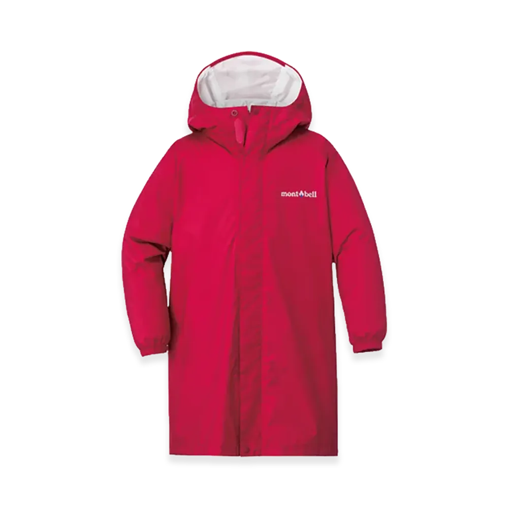 mont-bell Kid's Pack Wrap Rain Coat "Pink"