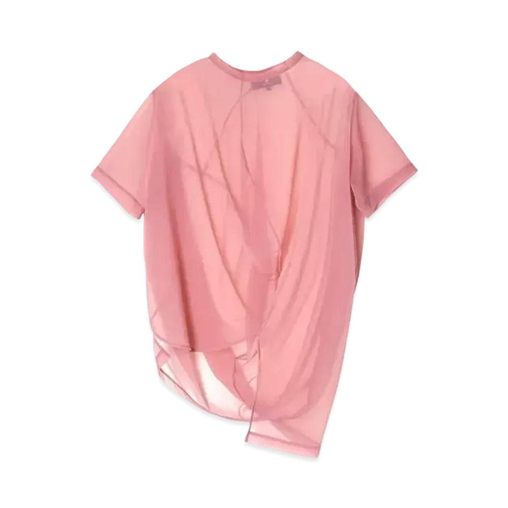 ANREALAGE Ball Rayon Tee "Pink"