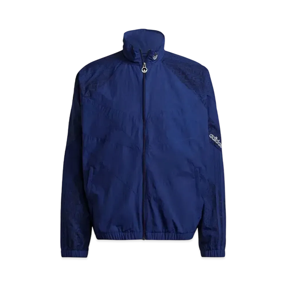 ADIDAS SPRT ANIMAL PRINT SHARK WOVEN TRACK TOP "Victory Blue/Black"